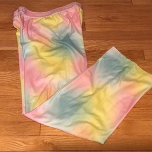 HURLEY Multicolor Soft Cozy Tie Dye Look Pajama Bottoms. Size. 14/16